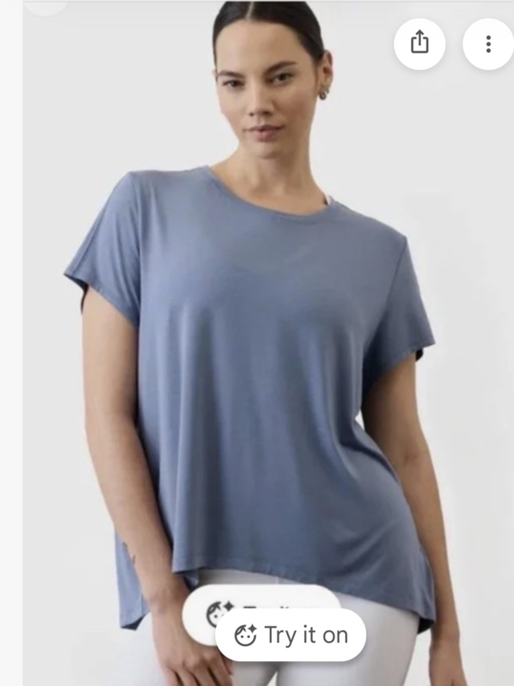 Athleta With Ease Tee size M